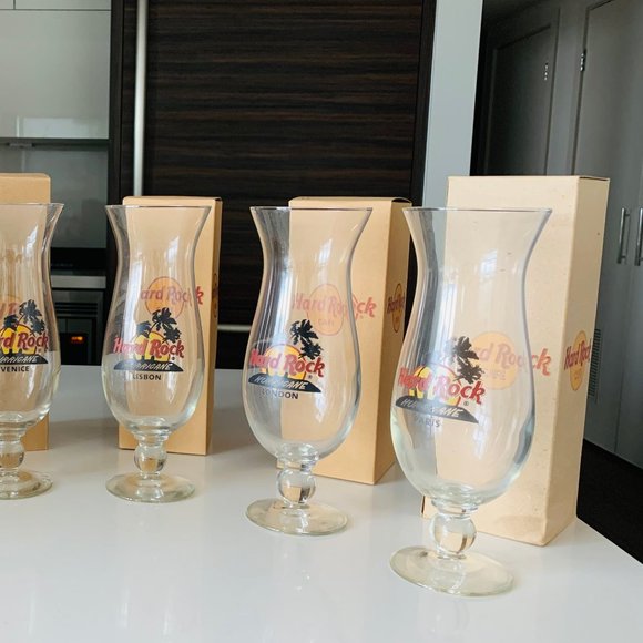 Hard Rock Café Hurricane Glasses | Price is Firm | - Picture 4 of 8